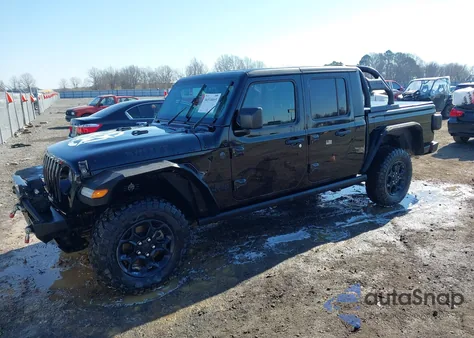 2023 Jeep Gladiator Willys 4X4 z USA, uszkodzony, nr VIN 1C6HJTAG4PL538620